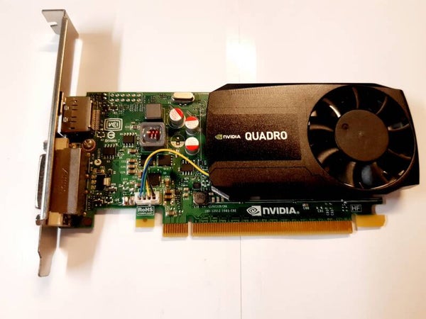 Carte graphique NVIDIA quadro K620 HP 764898-001 765147-001 2GB DDR3 DVI DP