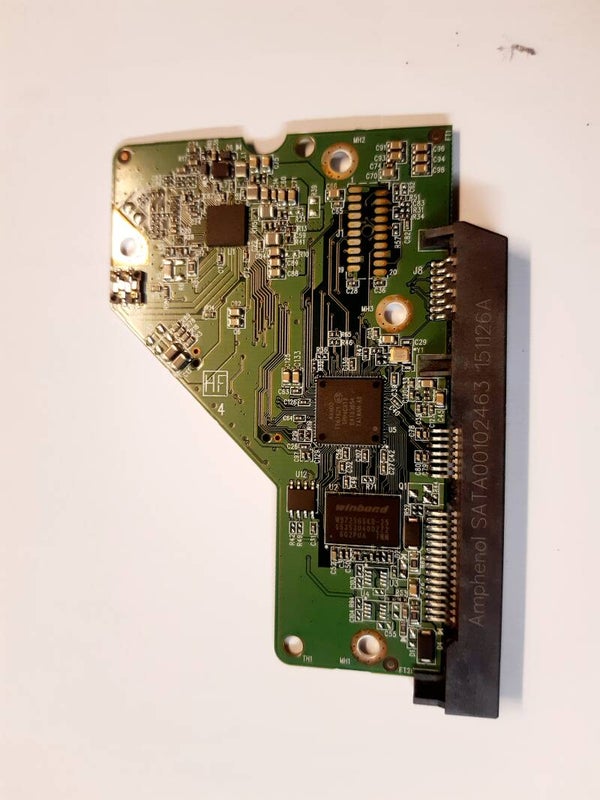 PCB 103599 2060-800039-001 REV P1 WESTERN WD5000AZLX-07K2TA0 800039