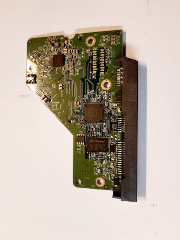 PCB 103657 2060-800039-001 REV P1 WESTERN WD5000AZLX-08K2TA0 SH20K17925 00PC550