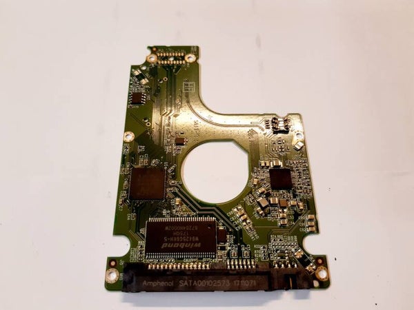 PCB 201751 2060-800018-001 REV P1 WESTERN WD5000LPLX-60ZNTT1 FW 02.01A02