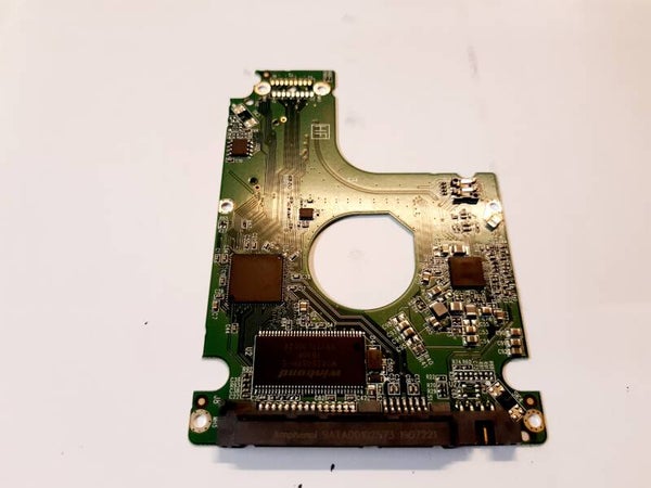 PCB 201760 2060-800018-001 REV P1 WESTERN WD5000LPLX-60ZNTT1 FW 05.01A05