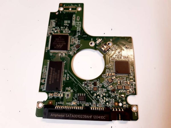 PCB 201872 2060-771820-000 REV A WESTERN WD3200BPVT-75JJ5T0 T0 DCM HHMTJHK DCX