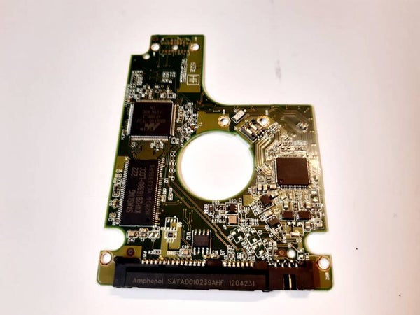 PCB 201876 2060-771820-000 REV A WESTERN WD3200BPVT-75JJ5T0 T0 DCM HHMTJHK DCX