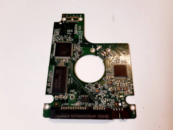PCB 201882 2060-771820-000 REV A WESTERN WD3200BPVT-75JJ5T0 T0 DCM HHMTJHK DCX