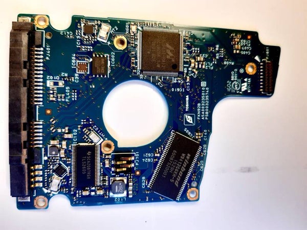 PCB 201938 G003235C A5A003235010 B TOSHIBA MQ01ACF050 AAD AA00/AV001D FW AV001D