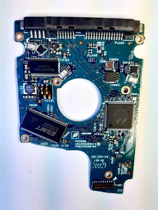 PCB 201950 G003235B A5A003235010 B TOSHIBA MQ01ABF050 AAT AA10/AM003M FW AM003M