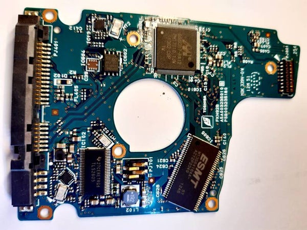 PCB 201987 G003235B A5A003235010 B TOSHIBA MQ01ABD100 AAE AB00/AX0R2J FW AX0R2J