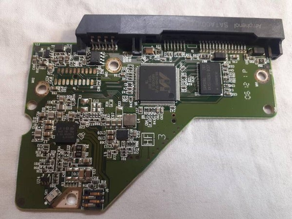 PCB 102872 2060-771824-005 REV P1 WESTERN WD5000AZRX-00A8LB0 771824