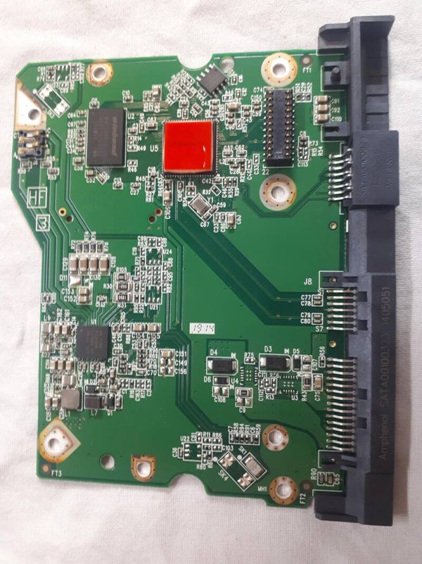 PCB 102917 2060-800001-000 REV P1 WESTERN WD50EFRX-68MYMN1 800001