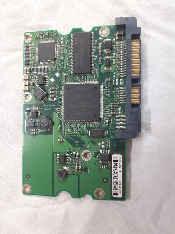 PCB 103185 100387575 REV D SEAGATE ST3160812AS 9BD132-620 FW 3.AHH DATE 06504