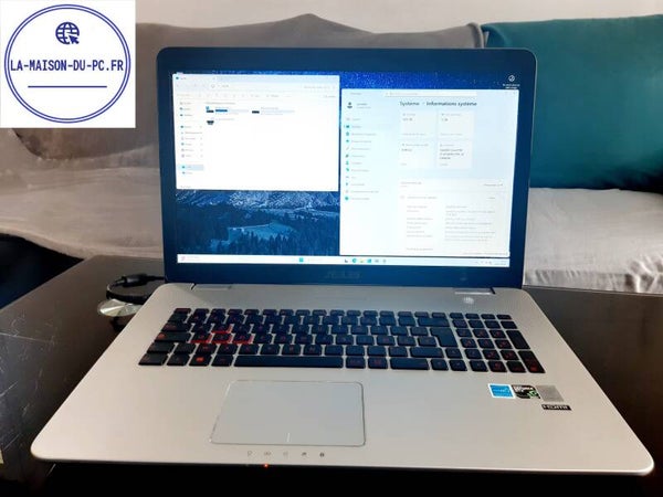 Ordinateur portable ASUS N751J N751JX-T4131T 8GB RAM SSD 120 GB PCP0202