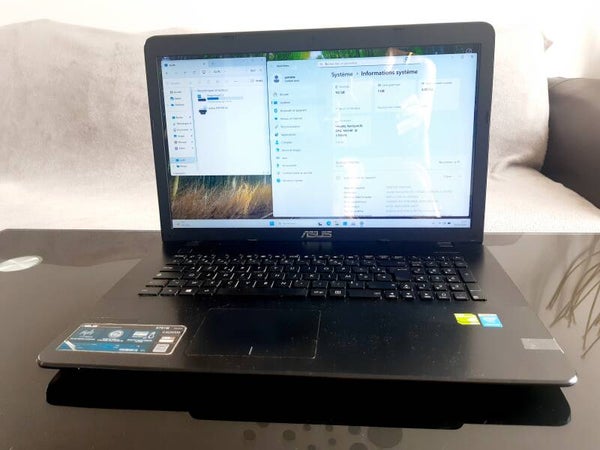 Ordinateur portable ASUS X751M 4GB RAM SSD 120 GB PCP0232
