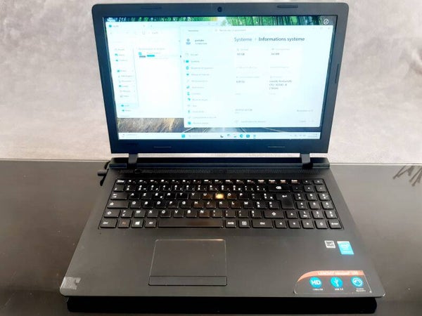 Ordinateur portable LENOVO Ideapad 100-15IBY 4GB RAM SSD 120 GB PCP0327