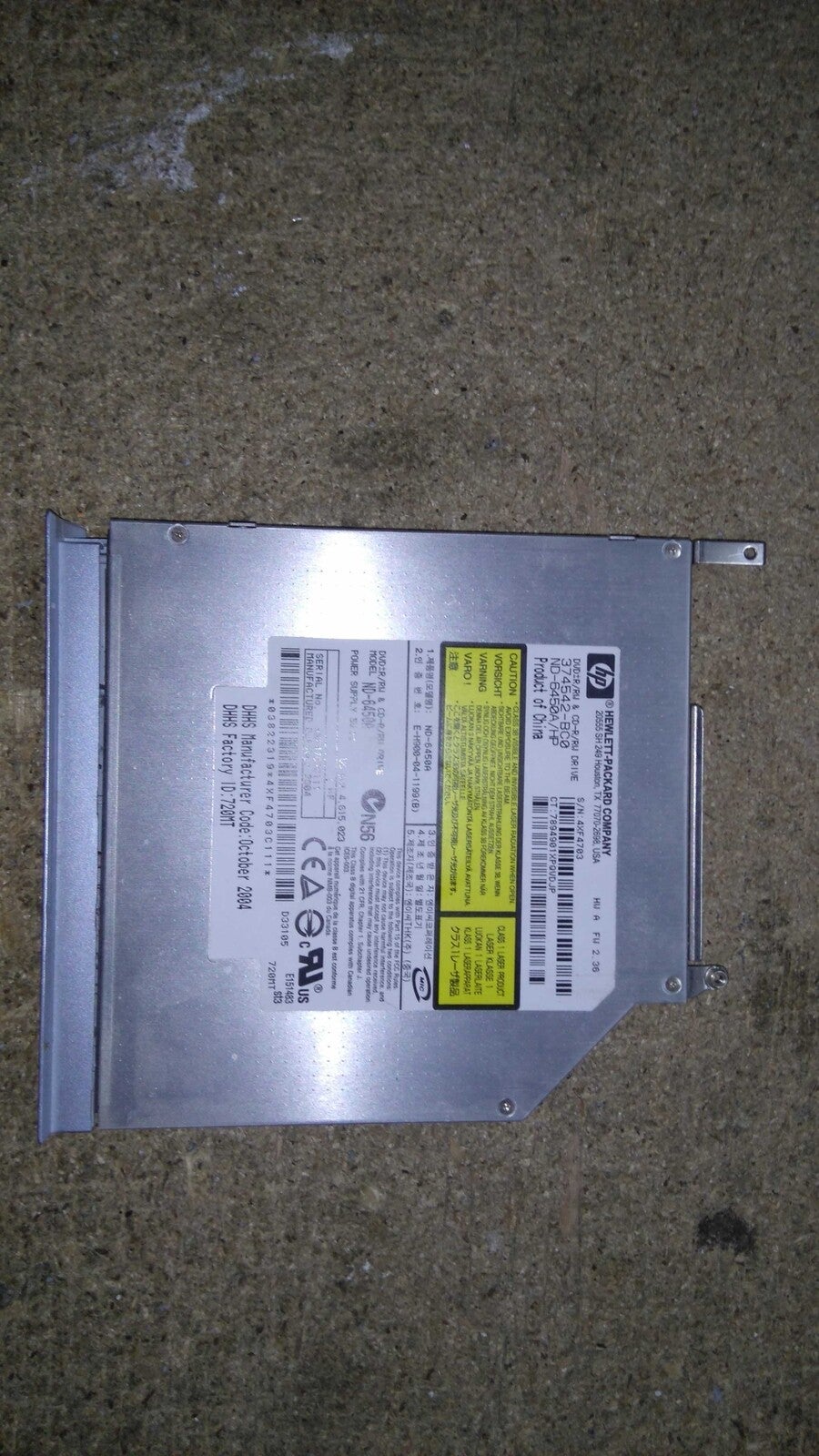 graveur 374542 BC0 HP pavilion ZD7000