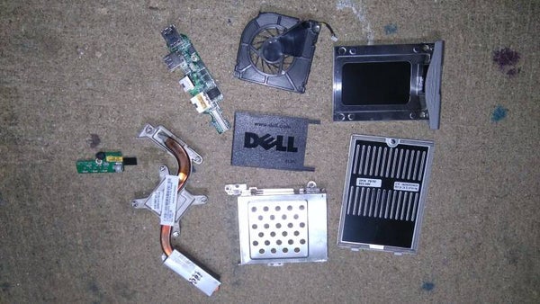 lot de pieces 00393 DELL PP17L