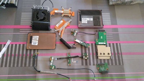 Lot pieces HP Pavillon DV9001EA 001 non testee