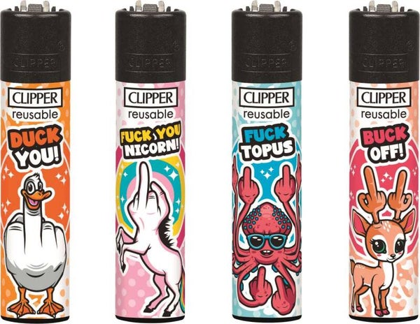 CLIPPER FZG. FUCK YOU ANIMAL 4er Set