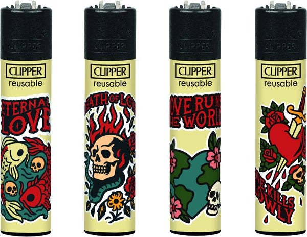 CLIPPER FZG. NEW SCHOOL SKUL 4er Set