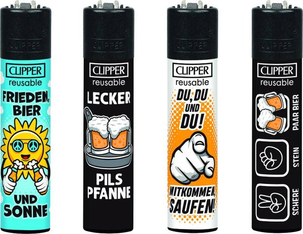 CLIPPER FZG. BIER SLOGAN 2 - 4er Set