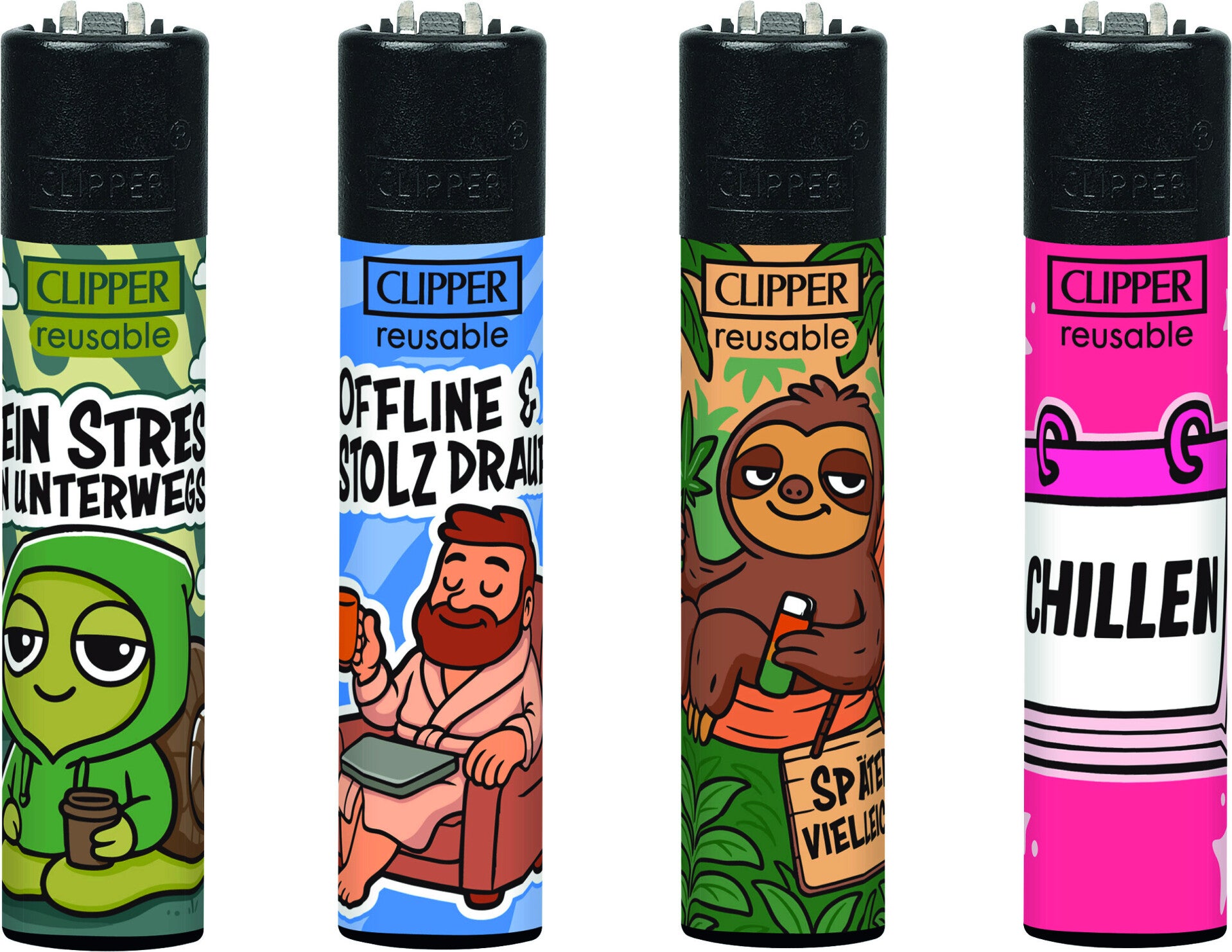 CLIPPER FZG. SLOW LIFE SOCIE 4er Set