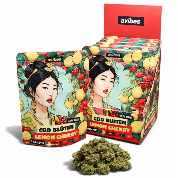 avibes® CBD Blüten | 45% CBD | Lemon Cherry