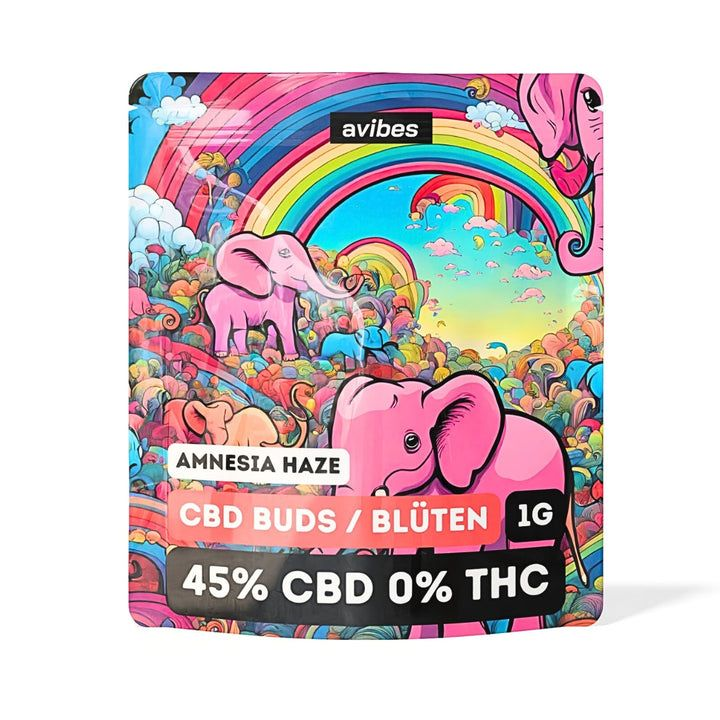 avibes CBD Blüte - Amnesia Haze 45% 1g