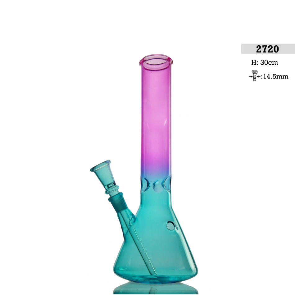 Glasbong mit Eis | H: 30cm Schliff: 14,5mm