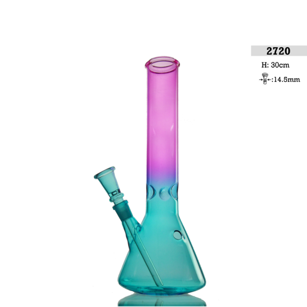 Glasbong mit Eis | H: 30cm Schliff: 14,5mm