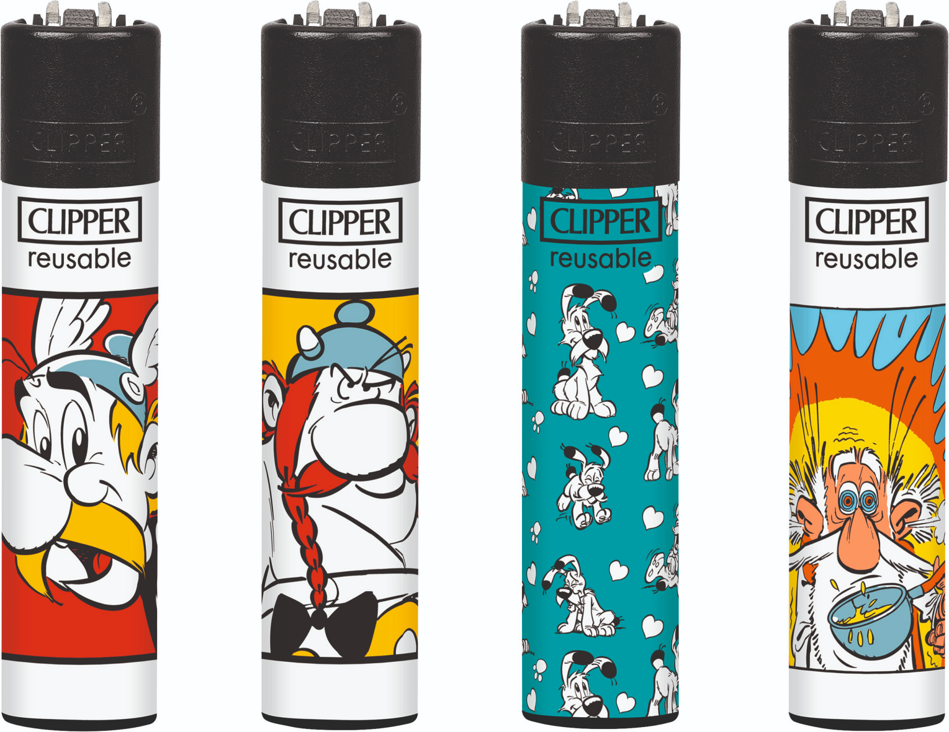CLIPPER FZG. ASTERIX UND OBER.  4er Set