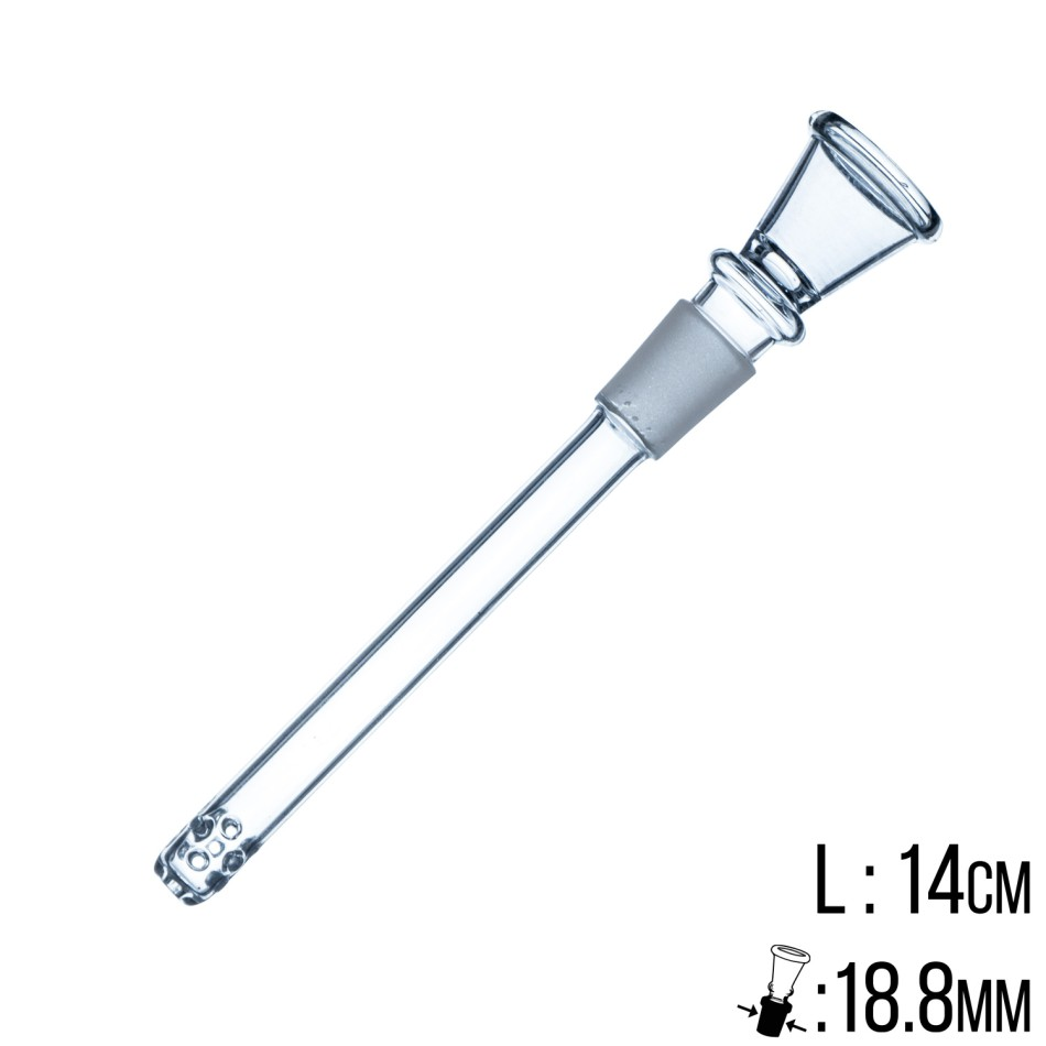 Glaschillum Defuser"Gr. Trichter",18,8 Schl.,17cm