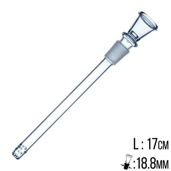 Glaschillum Defuser"Gr. Trichter",18,8 Schl.,17cm