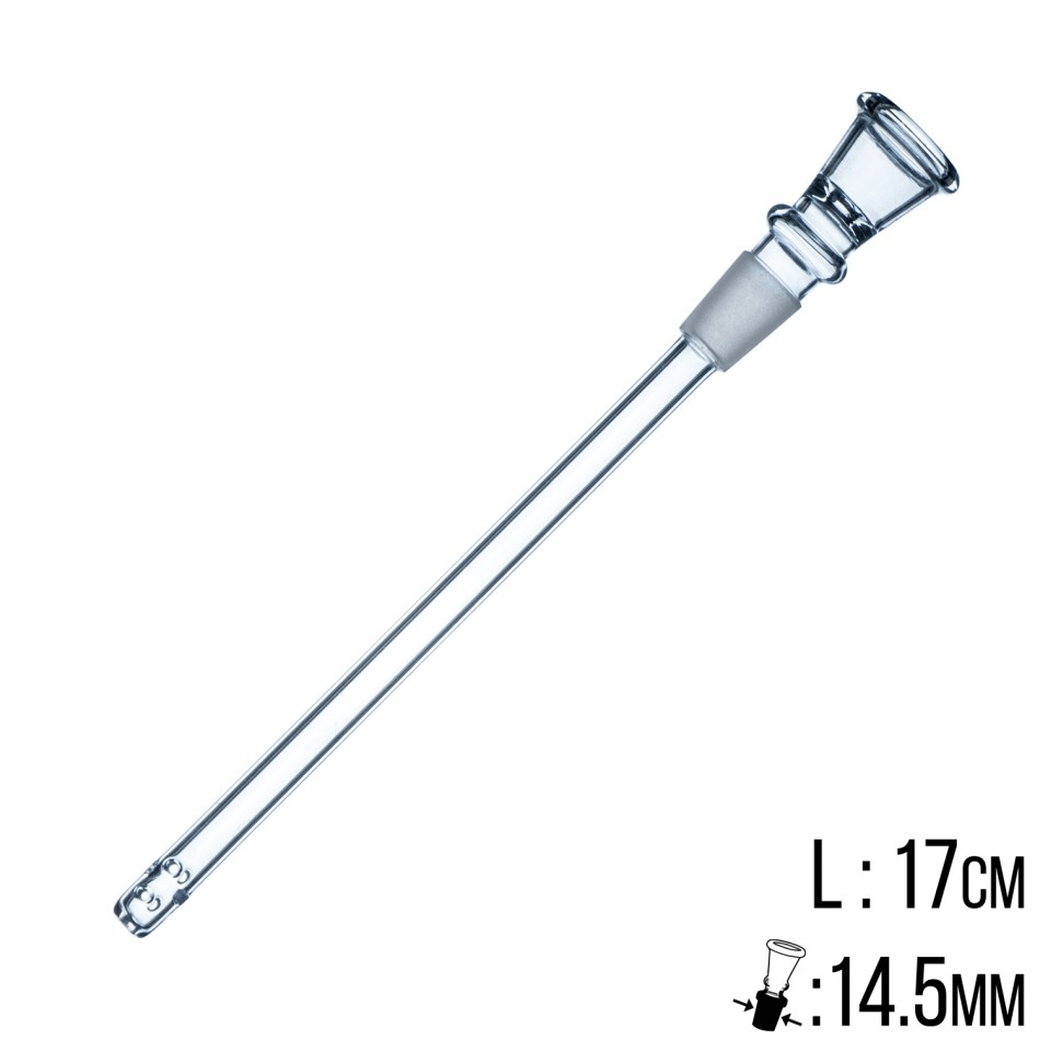 Glaschillum Defuser"kl. Trichter",14.5 Schl.,17cm