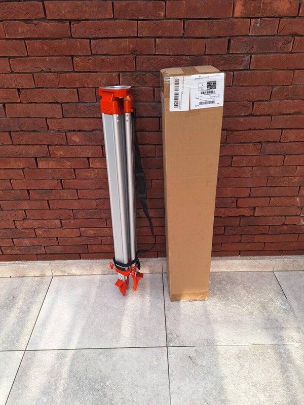 🔧📐 ALUMINIUM STATIEF VOOR MEETTOESTELLEN / LANDMETER – NIEUW IN DOOS – €80 📐🔧