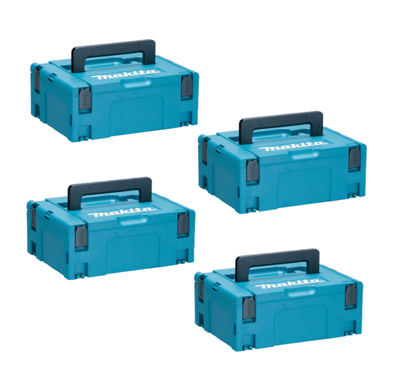 🔹 Makita Mbox Opbergkoffer Nummer 2 – Set van 4 🔹