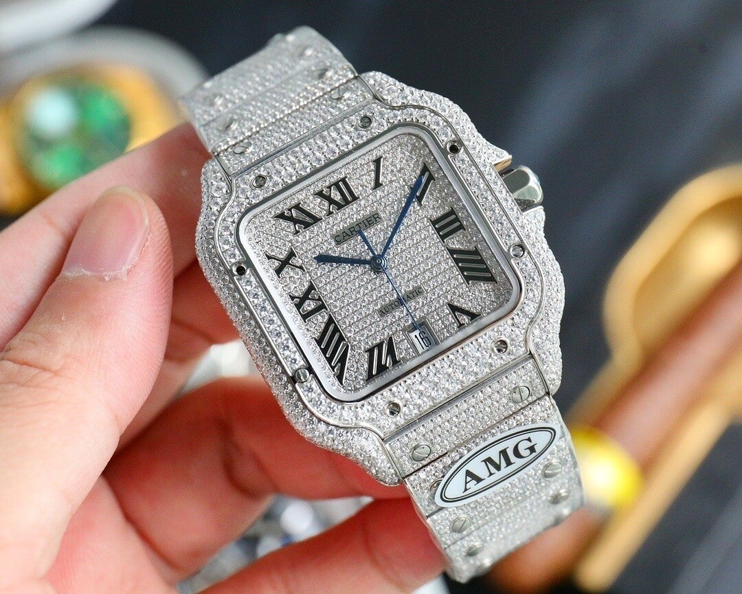 Cartier  moissanita baggete