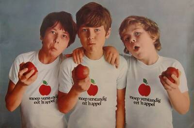 snoep verstandig eet een appel uit eigen tuin