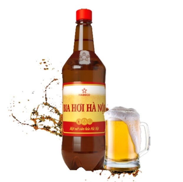 Bia Hơi Hà Nội chai nhựa 1 lít