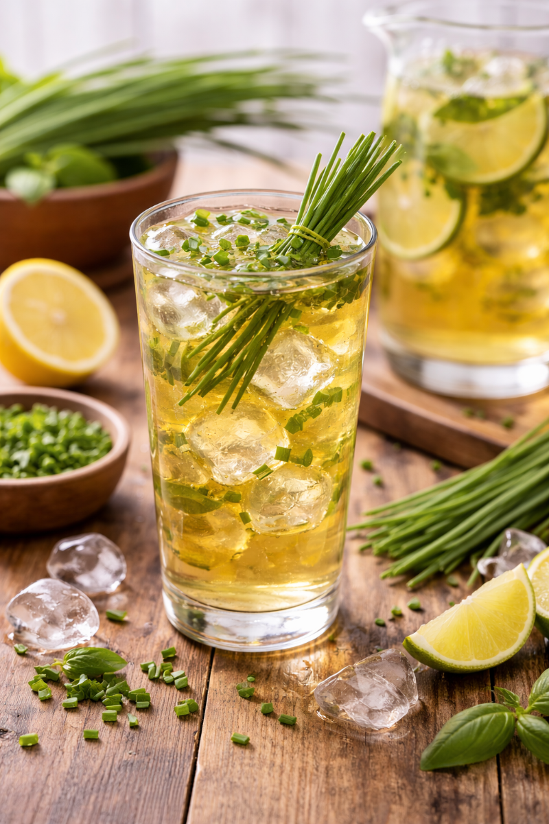 Bieslook ijsthee/ Blog Bezige Bij