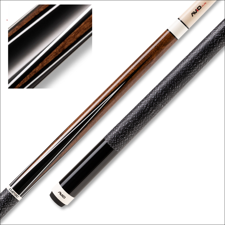 Cuetec Avid Era 4PT Sneaky Pete Brown Cue (Wrap)