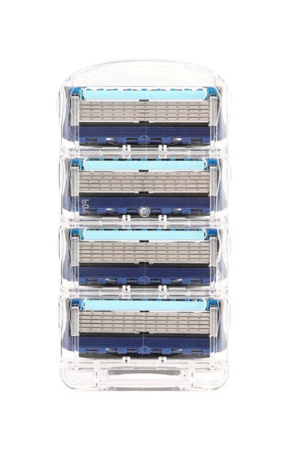 12 pcs- King Pro Glide Lamette da barba a 5 lame