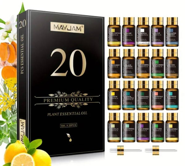 Coffret Huiles Essentielles MAYJAM (20 x 5ml)