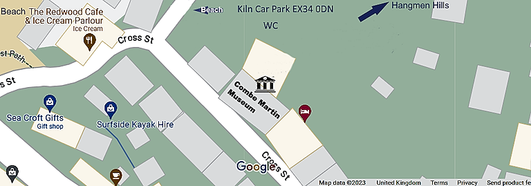 Google Location Map for Combe Martin Museum 
