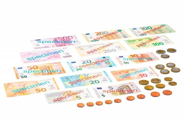 Wissner - Euro Speelgeld | Set | Zakje | 44 stuks