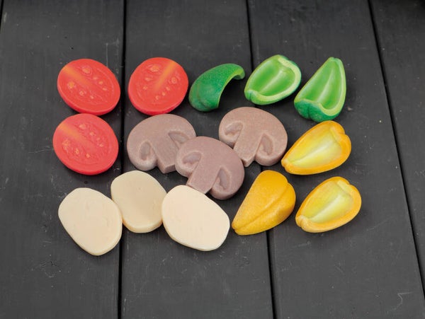 Yellow Door - Sensory Play Stones | Pizza Toppings