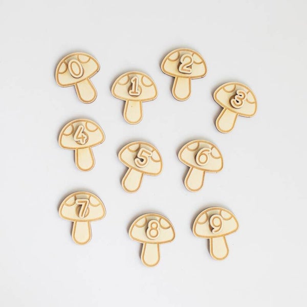 Studio de Rijk - Telfiguren | Paddestoelen met Cijfers 0-9