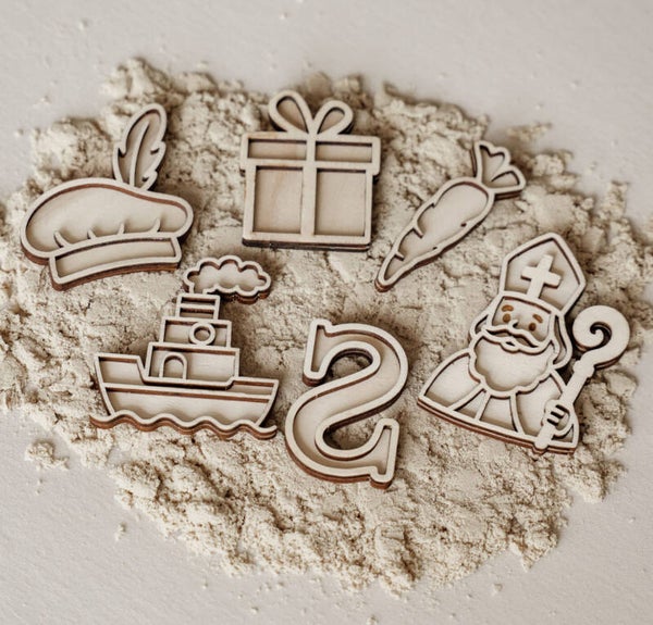Leukmetletters - Vulvorm Mini Set | Sinterklaas Muts