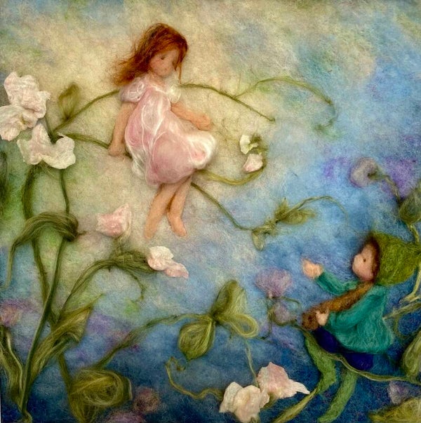 Het Houtlokael - Toverplaat | Ann Galland | Bloemenkinderen