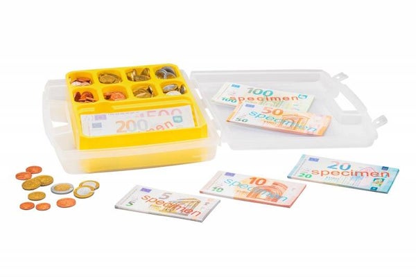 Wissner - Euro Speelgeld | Speelgeldkoffer | 290 Stuks