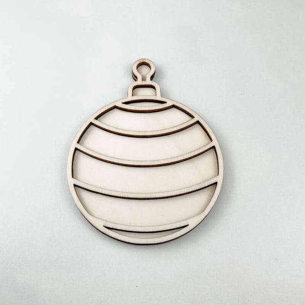 Leukmetletters - Vulvorm | Kerstbal