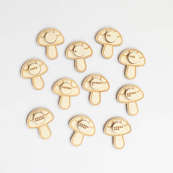 Studio de Rijk - Telfiguren | Paddestoelen met Stippen 0-10